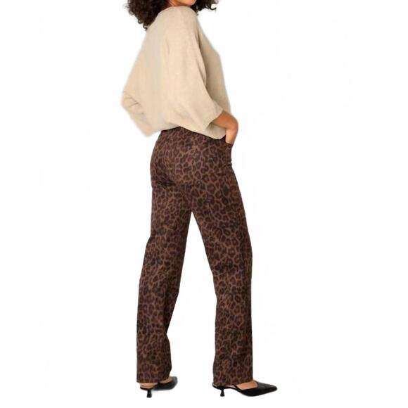 NEW YEST constance trousers in multi leopard - Picture 4 of 5